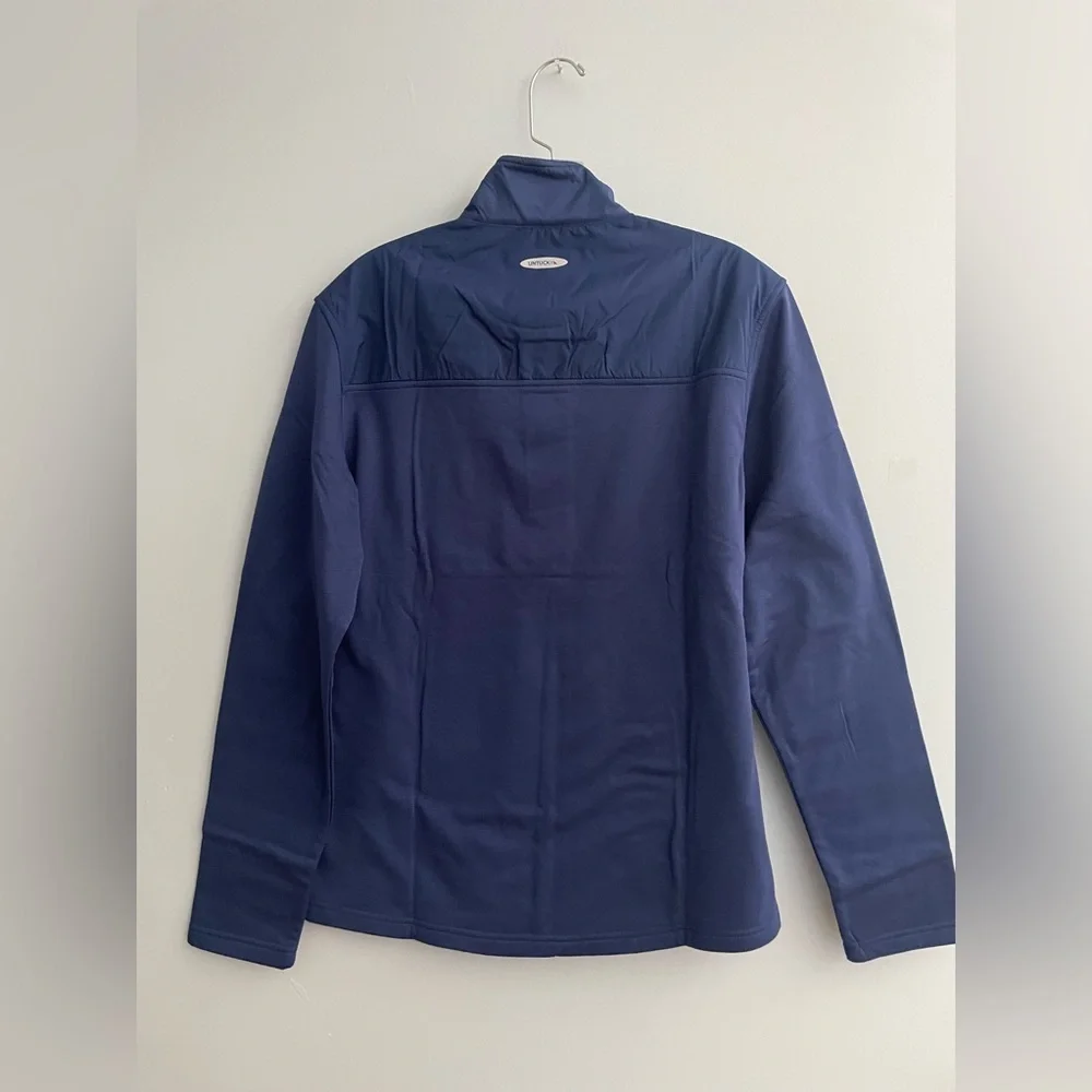 UNTUCKit Women's Ristow Medieval Blue Small 1/2 Zip Fleece Pullover Jacket NWT - Picture 9 of 16